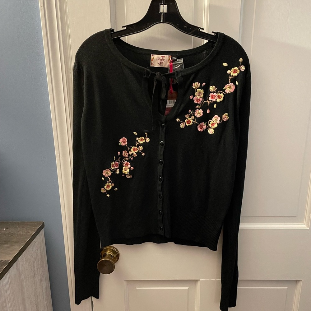 Floral cardigan